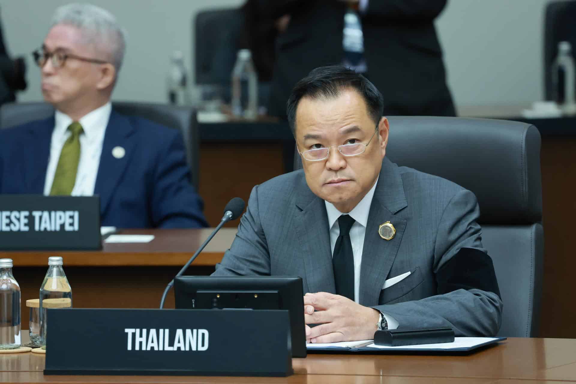 Archive - Gyeongju (Korea, Republic Of), 31/10/2025.- Thailand’s Prime Minister Anutin Charnvirakul attends the first session of the Asia-Pacific Economic Cooperation (APEC) Economic Leaders' Meeting at the Gyeongju Hwabaek International Convention Center in Gyeongju, South Korea. EFE/EPA/YONHAP SOUTH KOREA OUT