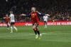 La delantera española Claudia Pina celebra tras marcar el 1-0 durante el partido de vuelta de la final de la Liga de Naciones femenina, que España y Alemania disputaron en el estadio Metropolitano en Madrid. EFE/ Kiko Huesca
