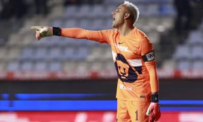 Fotografía de archivo donde aparece Keylor Navas de Pumas. EFE /David Martínez Pelcastre