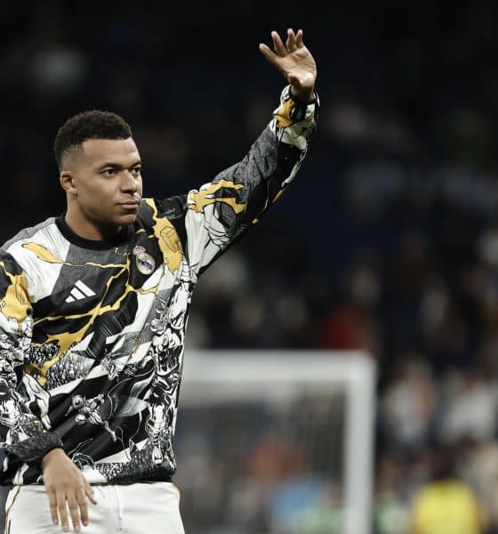 El delantero del Real Madrid Kylian Mbappé u. EFE/Sergio Pérez