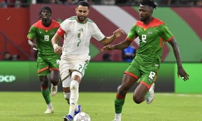 Mahrez, durante el partido. EFE/EPA/JALAL MORCHIDI