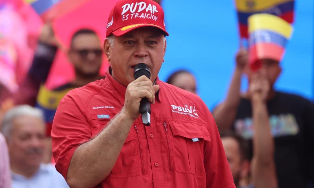 El ministro de Relaciones Interiores, Justicia y Paz de Venezuela, Diosdado Cabello. EFE/ Miguel Gutiérrez