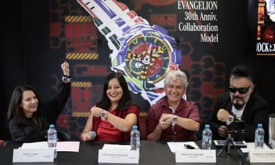 De izquierda a derecha, los actores de doblaje, Circe Luna, Georgina Sánchez, Ernesto Lezama y Enrique Cervantes participan en una rueda de prensa este sábado, en Ciudad de México (México). EFE/José Méndez