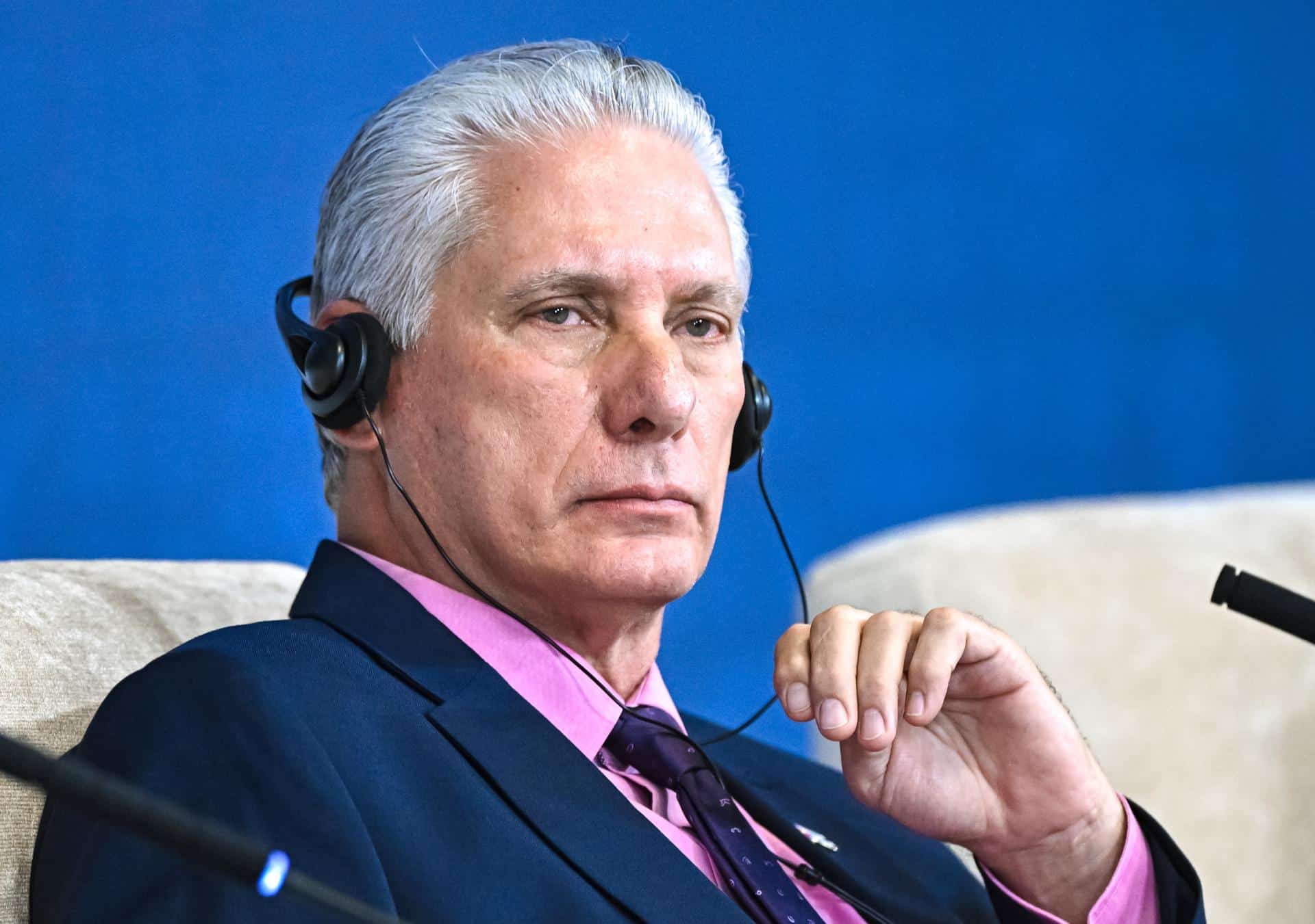 Foto de archivo del presidente de Cuba, Miguel Diaz-Canel. EFE/SERGEY BOBYLEV / SPUTNIK / KREMLIN / POOL