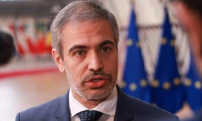 El secretario de Estado español para la Unión Europea, Fernando Sampedro, este martes en Bruselas. EFE/EPA/OLIVIER HOSLET