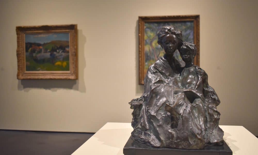 Fotografía que muestra obras exhibidas en el Museo de Arte del Condado de Los Ángeles (LACMA) este viernes, en Los Ángeles (EE.UU.). EFE/ Mónica Rubalcava