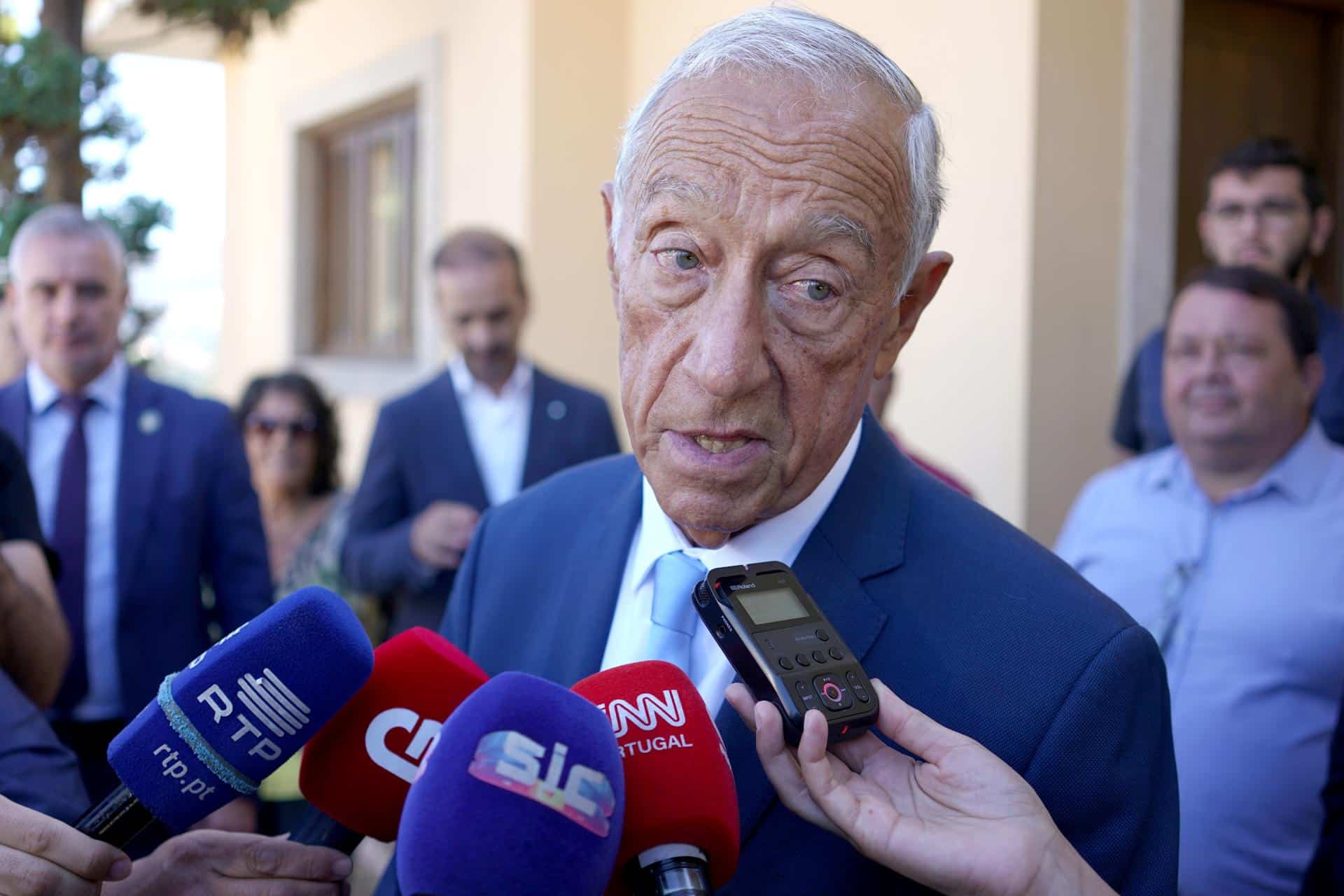 El presidente de Portugal, Marcelo Rebelo de Sousa, en una foto de archivo. EFE/EPA/HUGO DELGADO