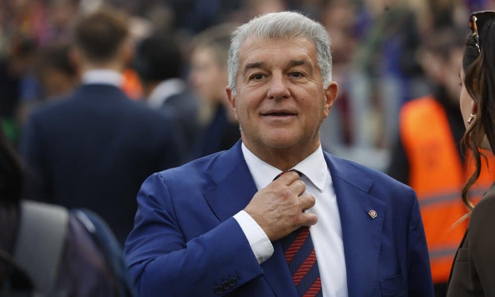 El presidente del Barcelona, Joan Laporta. EFE/ Quique García