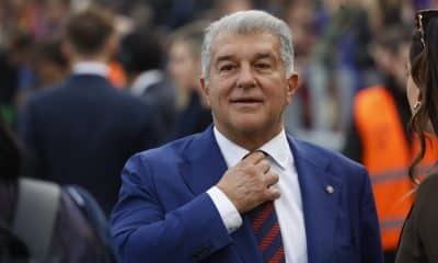 El presidente del Barcelona, Joan Laporta. EFE/ Quique García