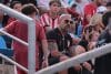 El presidente de Estudiantes, Juan Sebastián Verón, observa la final del Trofeo de Campeones ante Platense en el Estadio Único de San Nicolás, en San Nicolás (Argentina). EFE/Luciano González
