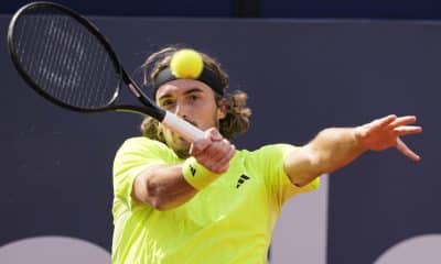 Foto de archivo de Alejandro García del tenista griego Stefanos Tstsipas.