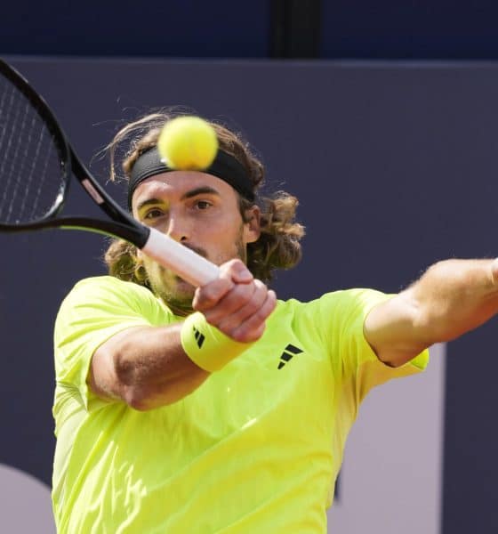 Foto de archivo de Alejandro García del tenista griego Stefanos Tstsipas.