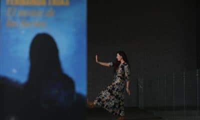 La escritora uruguaya, Fernanda Trías posa al término de una entrevista con EFE este sábado (ayer), en el marco de la 39 edición de la Feria Internacional del Libro de Guadalajara (FIL), Jalisco (México). EFE/Francisco Guasco