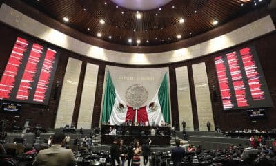 Fotografía cedida por la Cámara de Diputados de México durante una sesión ordinaria este martes, en la Ciudad de México (México). EFE/ Cámara de Diputados / SOLO USO EDITORIAL/NO VENTAS/SOLO DISPONIBLE PARA ILUSTRAR LA NOTICIA QUE ACOMPAÑA (CRÉDITO OBLIGATORIO)