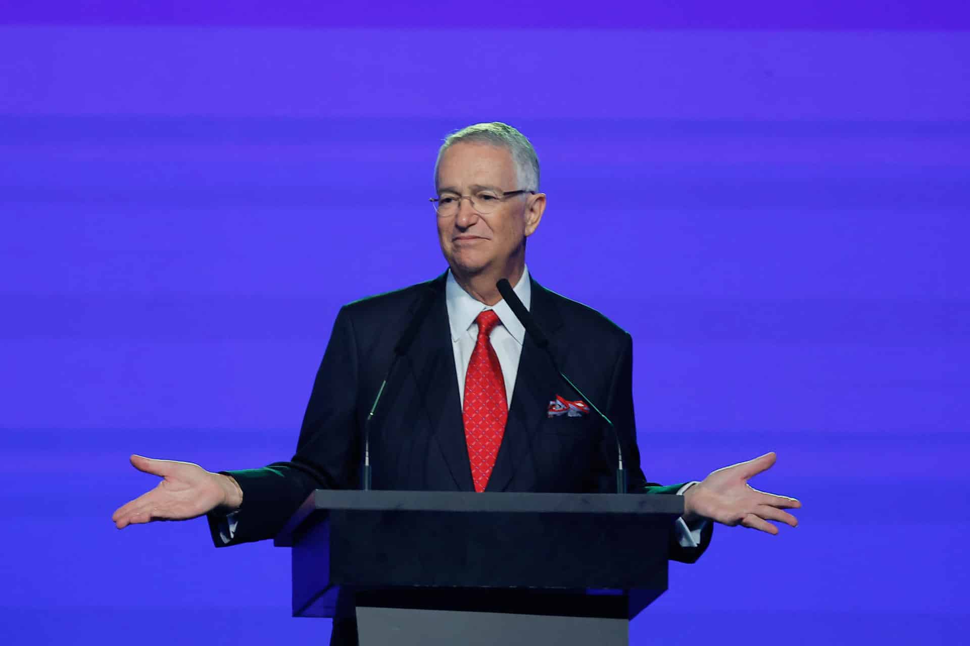 Fotografía de archivo donde aparece el empresario mexicano Ricardo Salinas. EFE/ Juan Ignacio Roncoroni