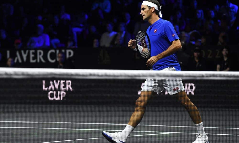 El extenista suizo Roger Federer durante un partido de la Laver Cup en 2022. EFE/EPA/ANDY RAIN