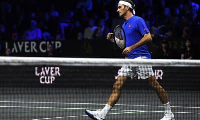 El extenista suizo Roger Federer durante un partido de la Laver Cup en 2022. EFE/EPA/ANDY RAIN