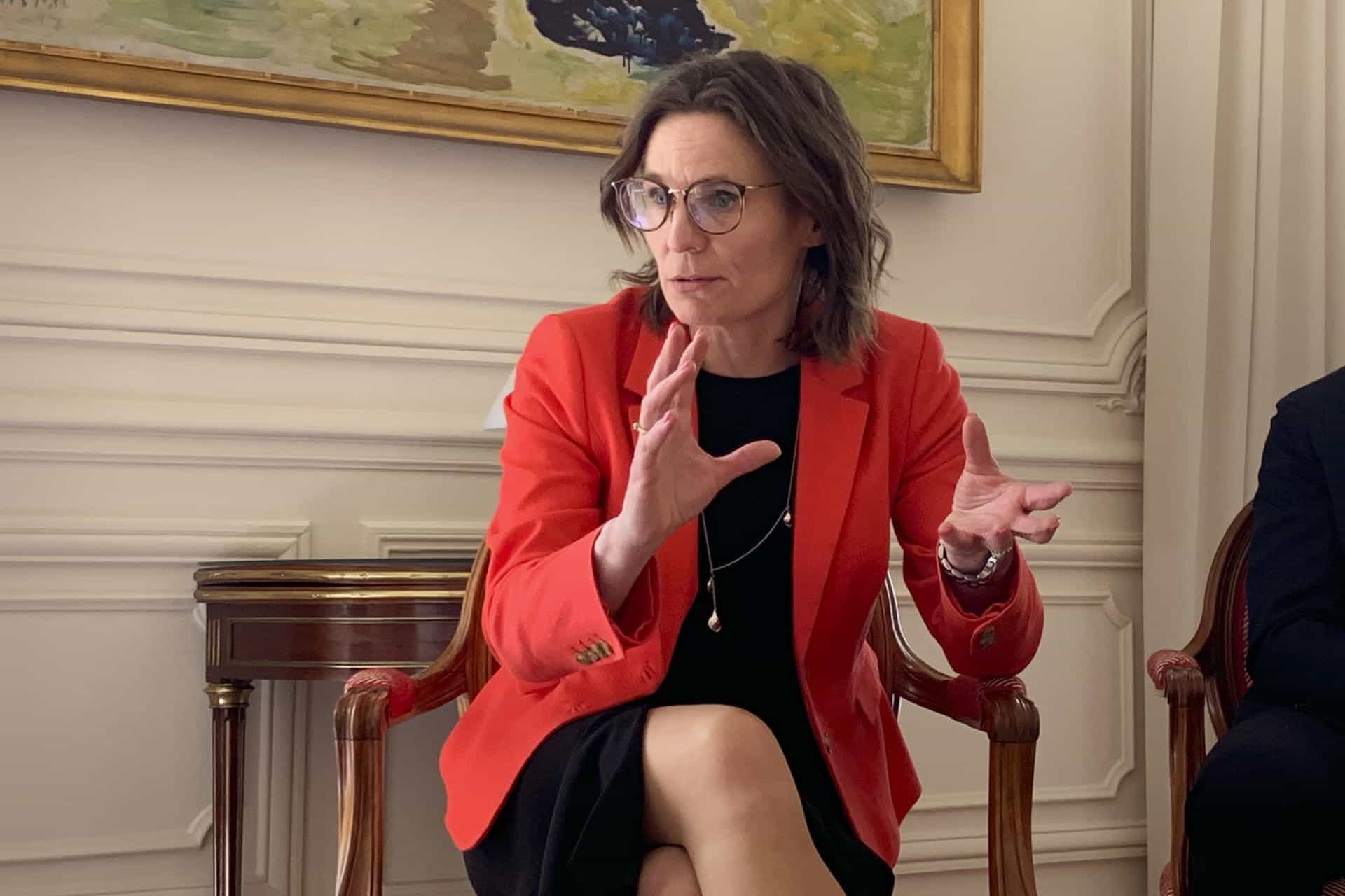 Fotografía de archivo de la comisaria europea de Medioambiente, Jessika Roswall. EFE/ Paula Cabaleiro