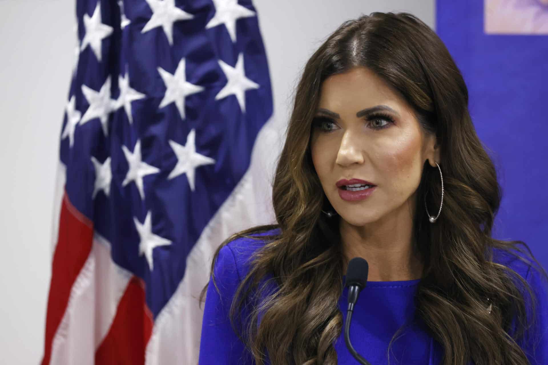 La secretaria de Seguridad Nacional de Estados Unidos, Kristi Noem, en una foto de archivo. EFE/ Elvis González