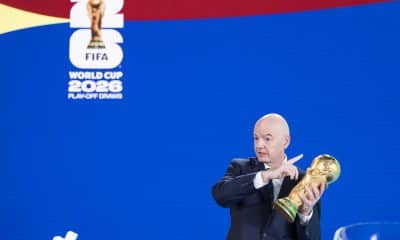 El presidente de la FIFA Gianni Infantino durante el sorteo de las eliminatorias del mundial 2026, en Zurich el pasado 20 de noviembre. EFE/EPA/CLAUDIO THOMA