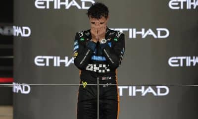 El piloto de McLaren Lando Norris durante el GP de Abu Dabi, Emiratos Árabes. EFE/EPA/Andrej ISAKOVIC