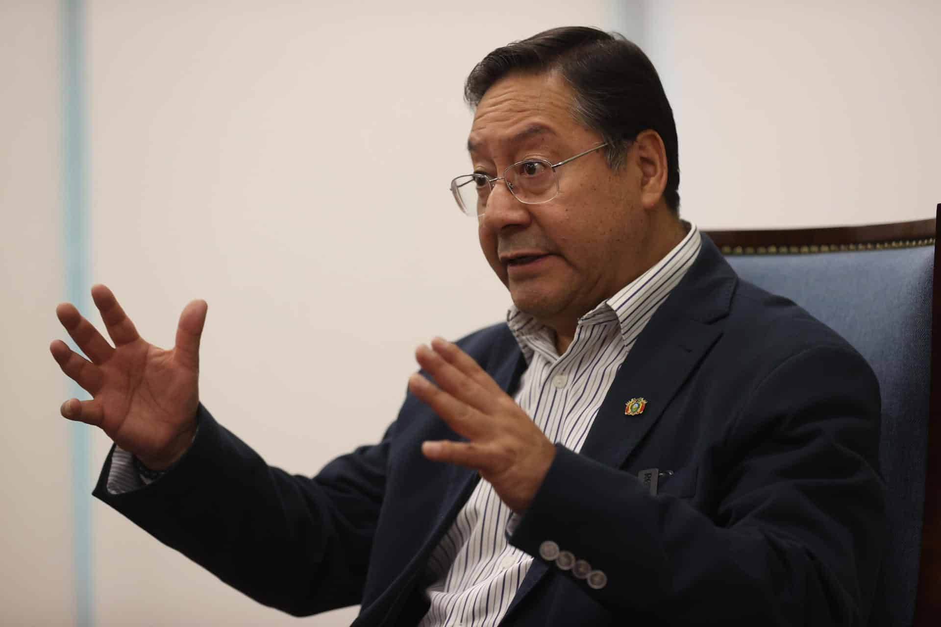 Foto de archivo del expresidente de Bolivia, Luis Arce. EFE/ Luis Gandarillas