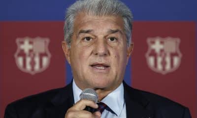 El presidente del FC Barcelona, Joan Laporta. EFE/ Andreu Dalmau