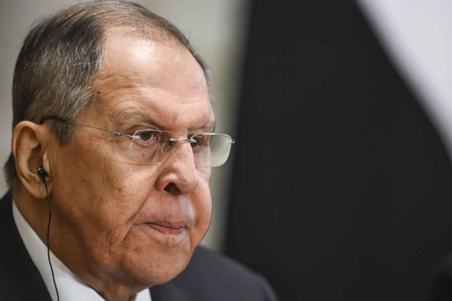 El ministro ruso de Exteriores, Serguei Lavrov. EFE/EPA/MOHAMED HOSSAM