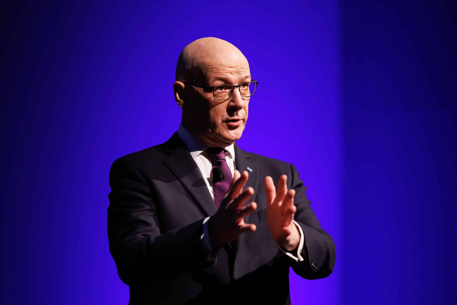 Glasgow (R. Unido), 8 dic (EFE).-El ministro principal de Escocia, John Swinney, situó este lunes el avance hacia la independencia escocesa como eje central de su programa político a cinco meses de las elecciones autonómicas de mayo de 2026. EFE/EPA/ROBERT PERRY