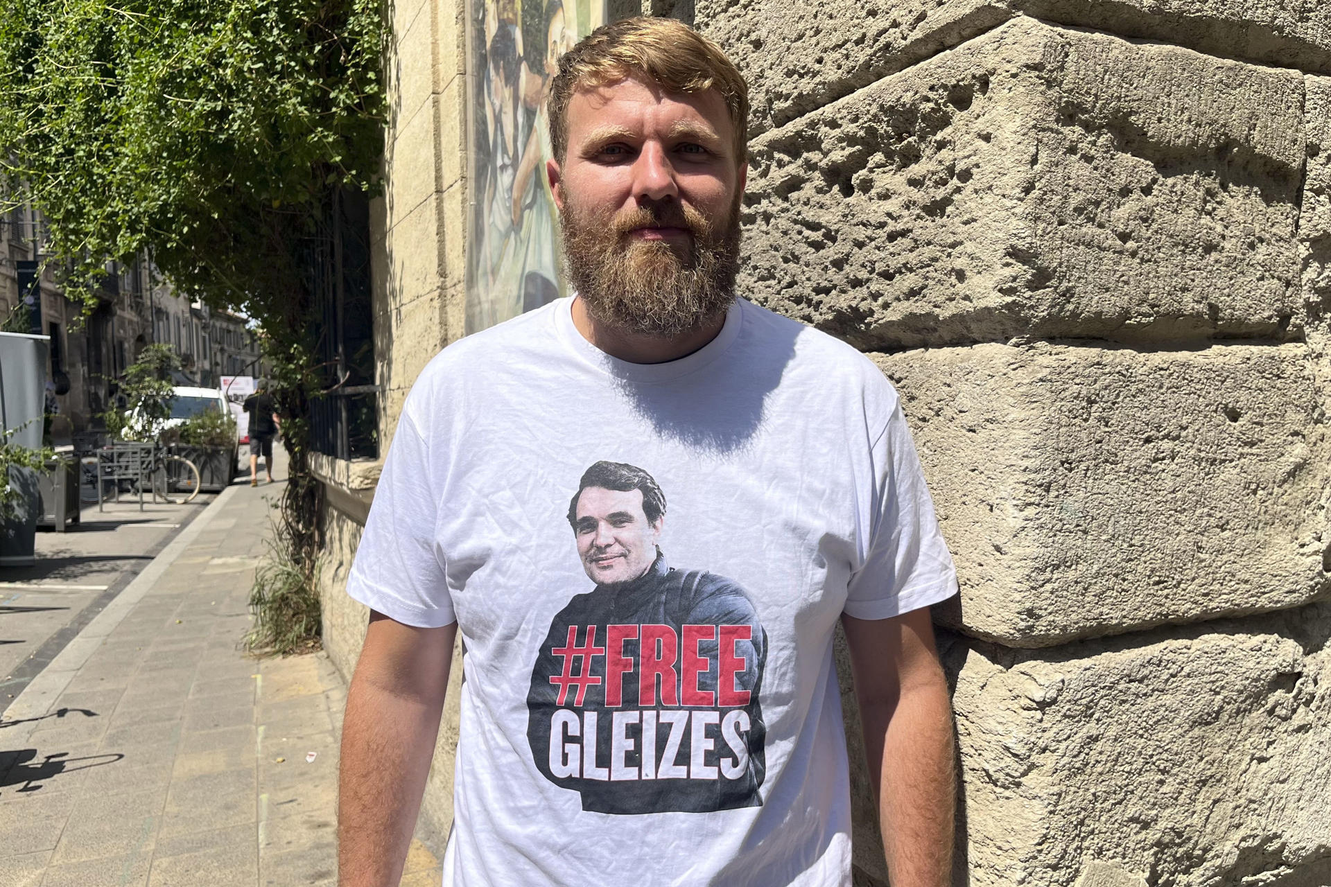 Imagen de archivo de Maxime, hermano del periodista deportivo francés Christophe Gleizes, condenado a siete años de cárcel en Argelia. 
EFE/Nerea González