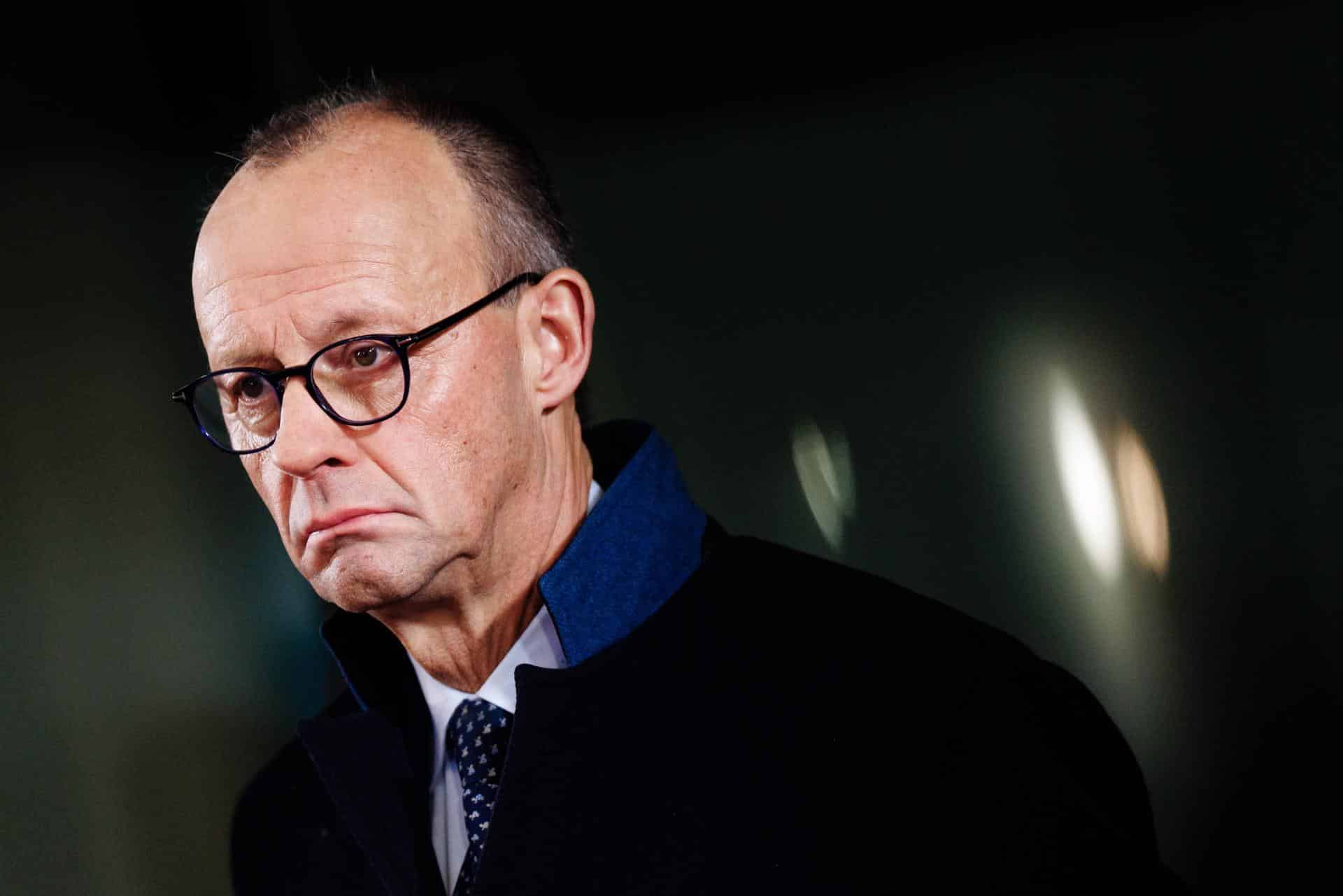 El canciller alemán Friedrich Merz , Alemania, 09 de diciembre de 2025.