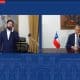 Captura de video tomada de una transmisión del Gobierno de Chile del presidente de Chile, Gabriel Boric (i), hablando con el presidente electo José Antonio Kast este domingo, en Santiago de Chile (Chile). EFE/ Gobierno de Chile