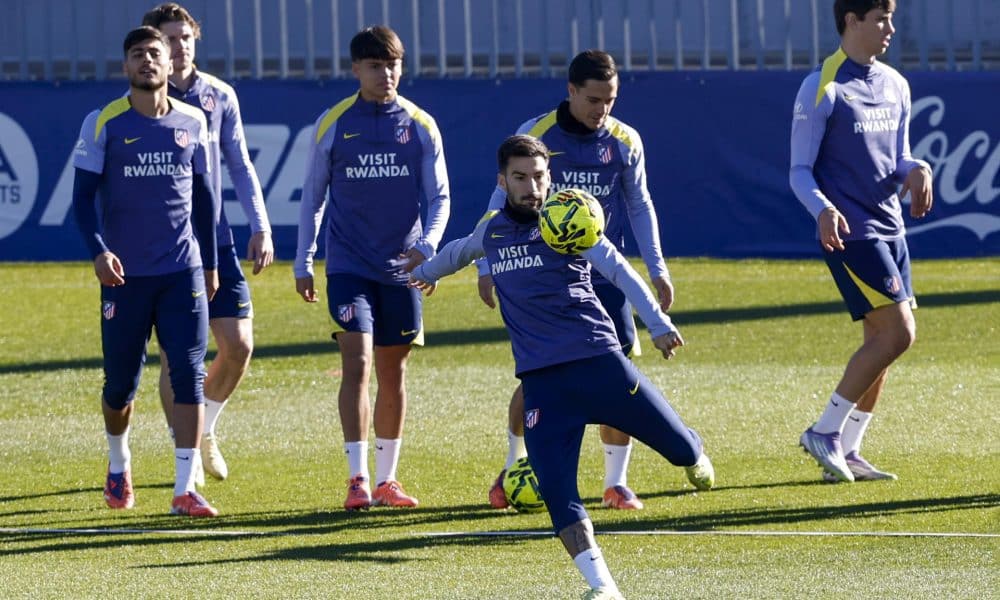 Álex Baena, en una foto de archivo durante un entrenamiento. EFE/Chema Moya
