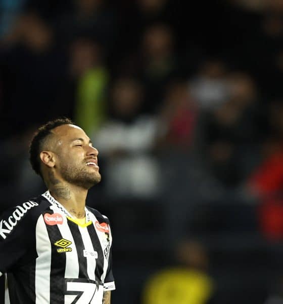 Neymar de Santos, en una imagen de archivo. EFE/ Isaac Fontana