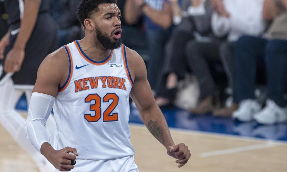 El dominicano Karl-Anthony Towns, estrella de los Knicks de Nueva York. EFE/ Ángel Colmenares