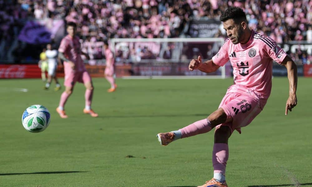 El español Jordi Alba en su último partido con Inter Miami y de su carrera deportiva. EFE/EPA/CRISTOBAL HERRERA-ULASHKEVICH