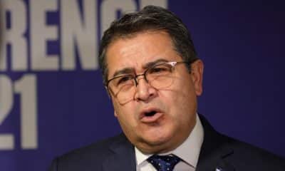 Foto de archivo del expresidente de Honduras, Juan Orlando Hernández. EFE/Manuel Moncada