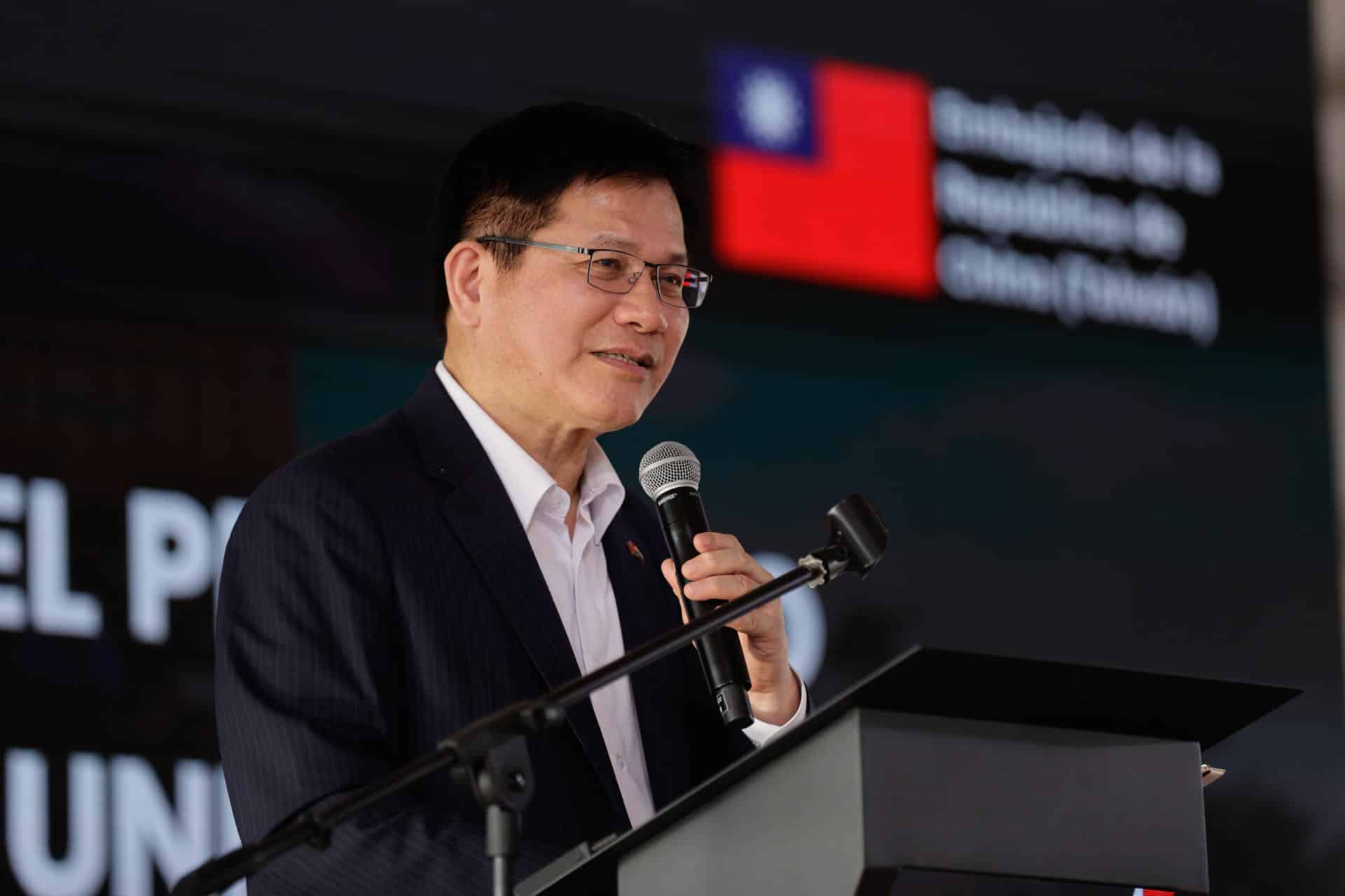 Fotografía de archivo del ministro de Exteriores de Taiwán, Lin Chia-lung.
EFE/ Juan Pablo Pino