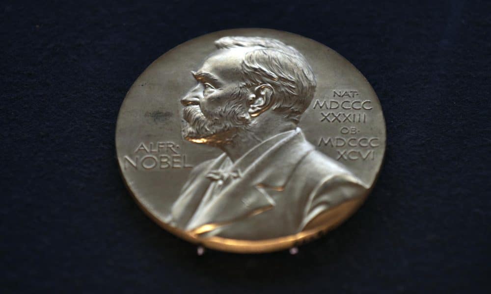 Imagen de archivo de la medalla de los Premio Nobel. EFE/Elvis González