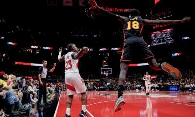 Partido de Copa de la NBA entre el Atlanta Hawks y el Toronto Raptors el pasado día 8 de noviembre en Atlanta. EFE/EPA/ERIK S. LESSER SHUTTERSTOCK OUT