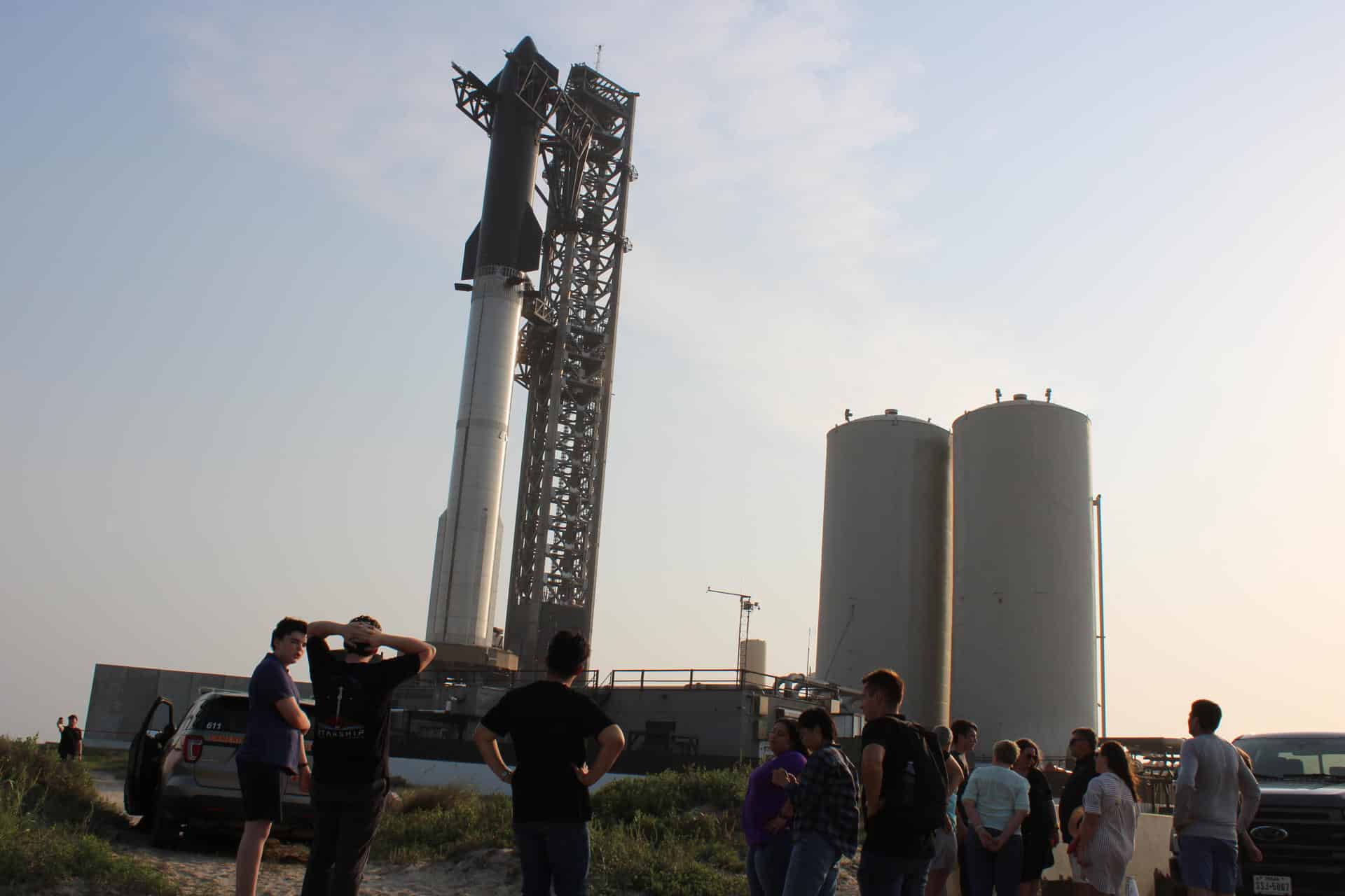 Fotografía del cohete Starship en la plataforma del complejo Starbase ubicado en Boca Chica, Texas (EE.UU.). Imagen de archivo. EFE/Octavio Guzmán