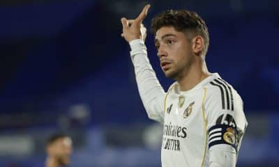 El centrocampista uruguayo del Real Madrid, Federico Valverde. EFE/Mariscal.