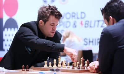 Foto de archivo del noruego Carlsen Magnus, número uno del ránking mundial, que se proclamó este domingo campeón del mundo de rápidas de ajedrez en Doha (Catar), lo que supone su sexta corona en la modalidad. EFE/EPA/LESZEK SZYMANSKI/Archivo