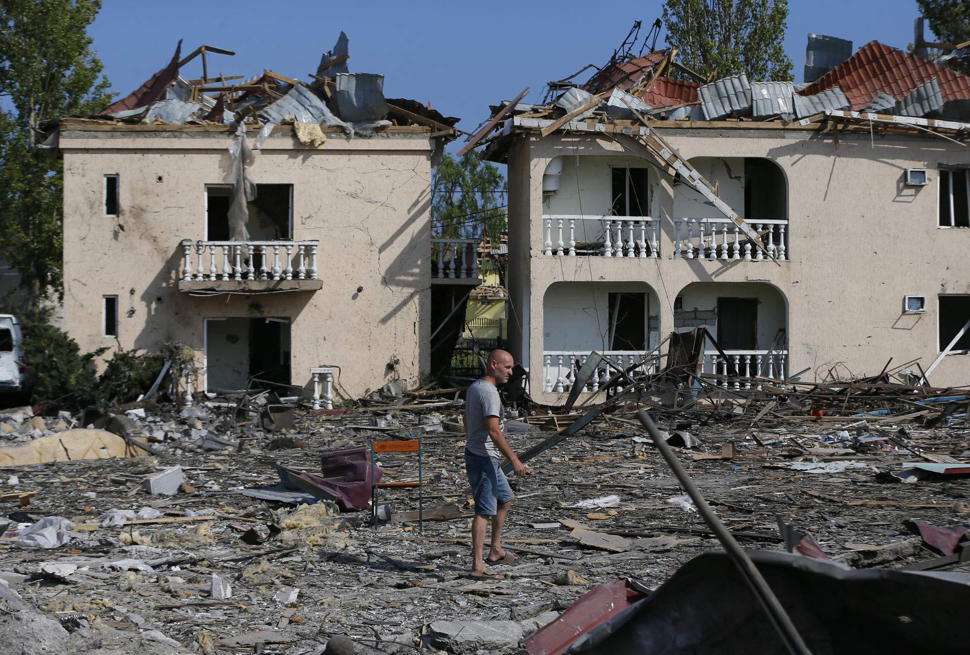 Daños en viviendas de Odesa por un ataque ruso en una imagen de archivo. EFE/EPA/STR