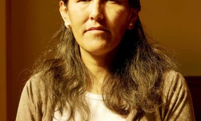 Fotografía de archivo del 20 de abril de 2017 de la inmigrante indocumentada mexicana, Jeanette Vizguerra posando durante una rueda de prensa en una iglesia de Denver (EE.UU.). EFE/ Todd Pierson