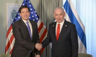 El primer ministro israelí, Benjamín Netanyahu (d), mantiene este lunes una reunión con el secretario de Estados de Estados Unidos, Marco Rubio, en Florida (Estados Unidos). EFE/Oficina del primer ministro (GPO) -SOLO USO EDITORIAL/SOLO DISPONIBLE PARA ILUSTRAR LA NOTICIA QUE ACOMPAÑA (CRÉDITO OBLIGATORIO)-