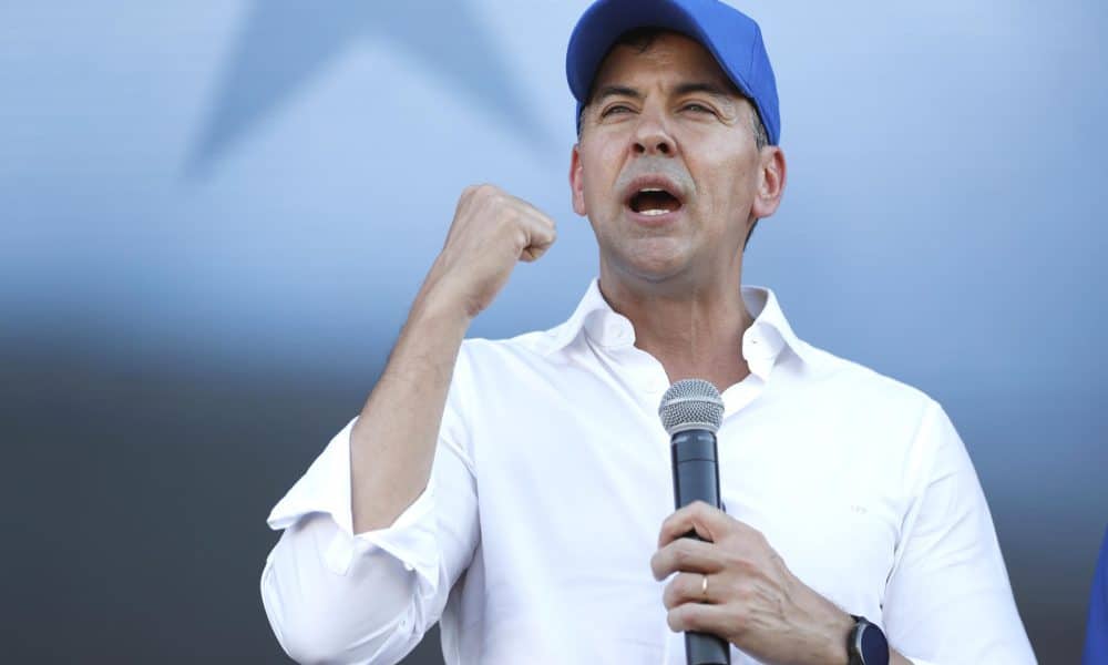 El presidente de Paraguay, Santiago Peña. EFE/ Juan Pablo Pino