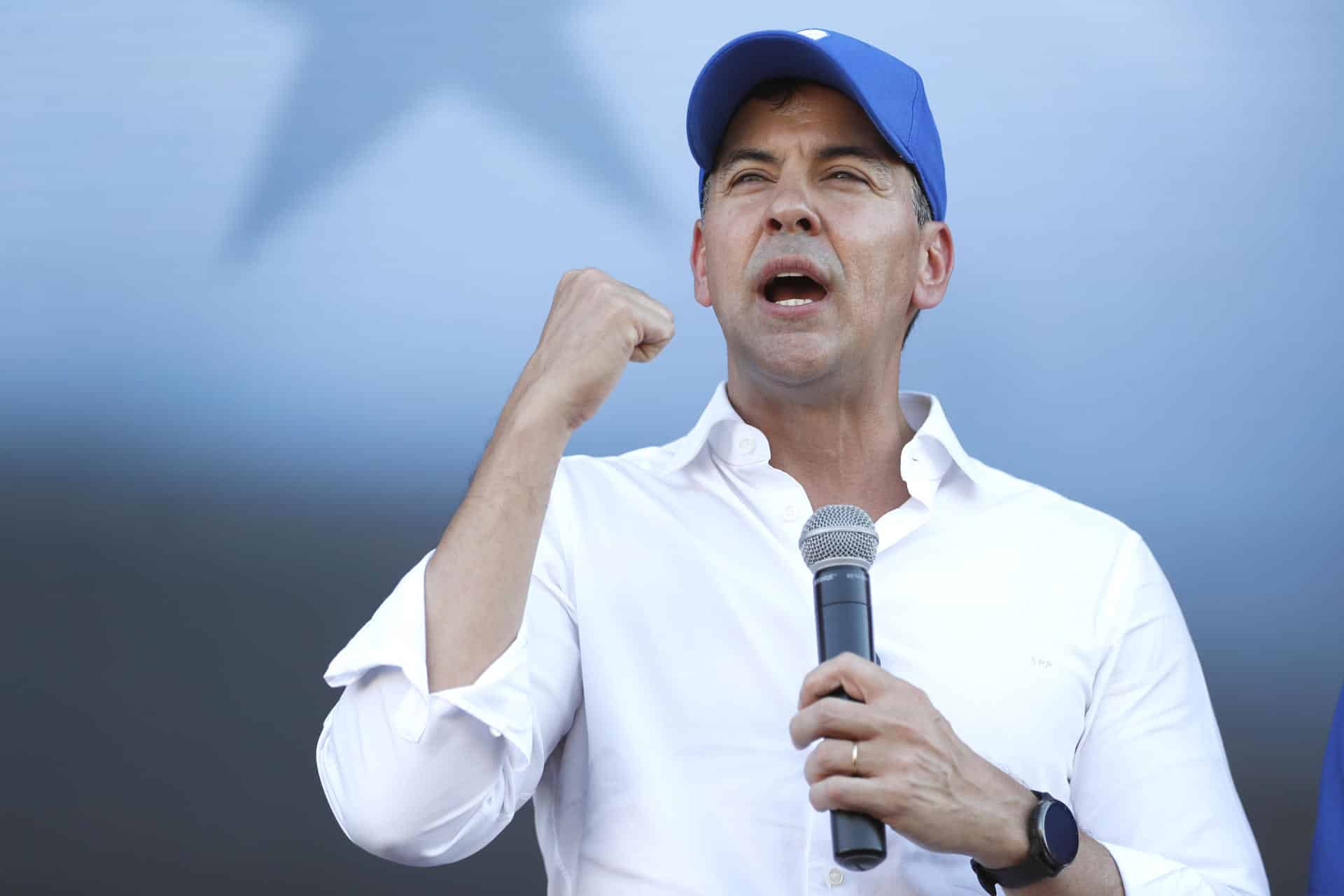 El presidente de Paraguay, Santiago Peña. EFE/ Juan Pablo Pino