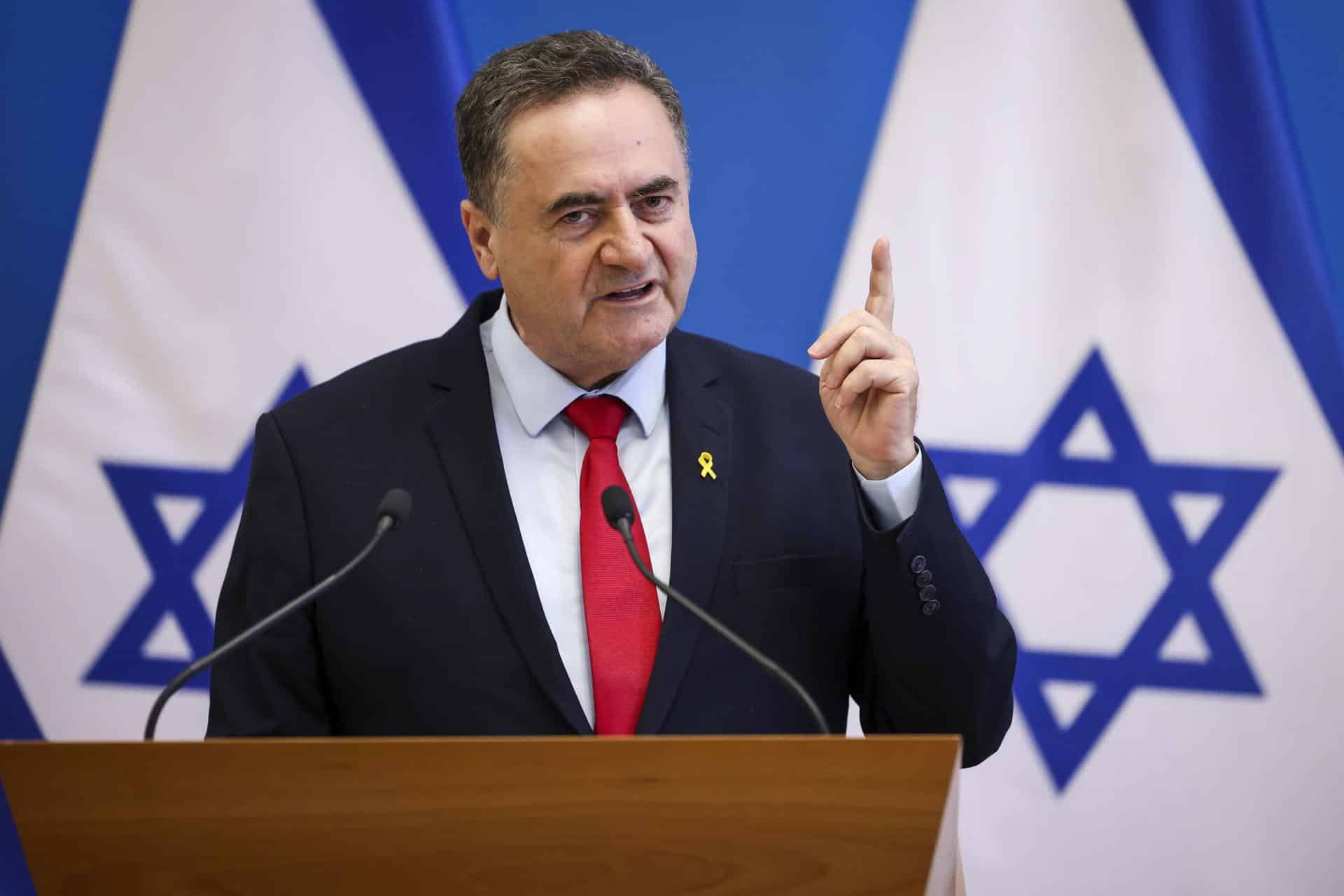 Foto de archivo del ministro de Defensa de Israel, Israel Katz, el 17 de junio de 2024 durante una visita a Budapest (Hungría). EFE/EPA/Robert Hegedus HUNGARY OUT