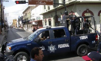 Fotografía de archivo en la que se observa un vehículo de la Policía durante un patrullaje en Matamoros, estado de Tamaulipas (México). Imagen de Archivo. EFE/Julio Almanza